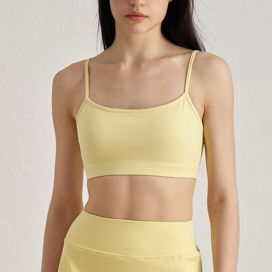 WutongActive Women's High-Support Sports Bra Washed Yellow