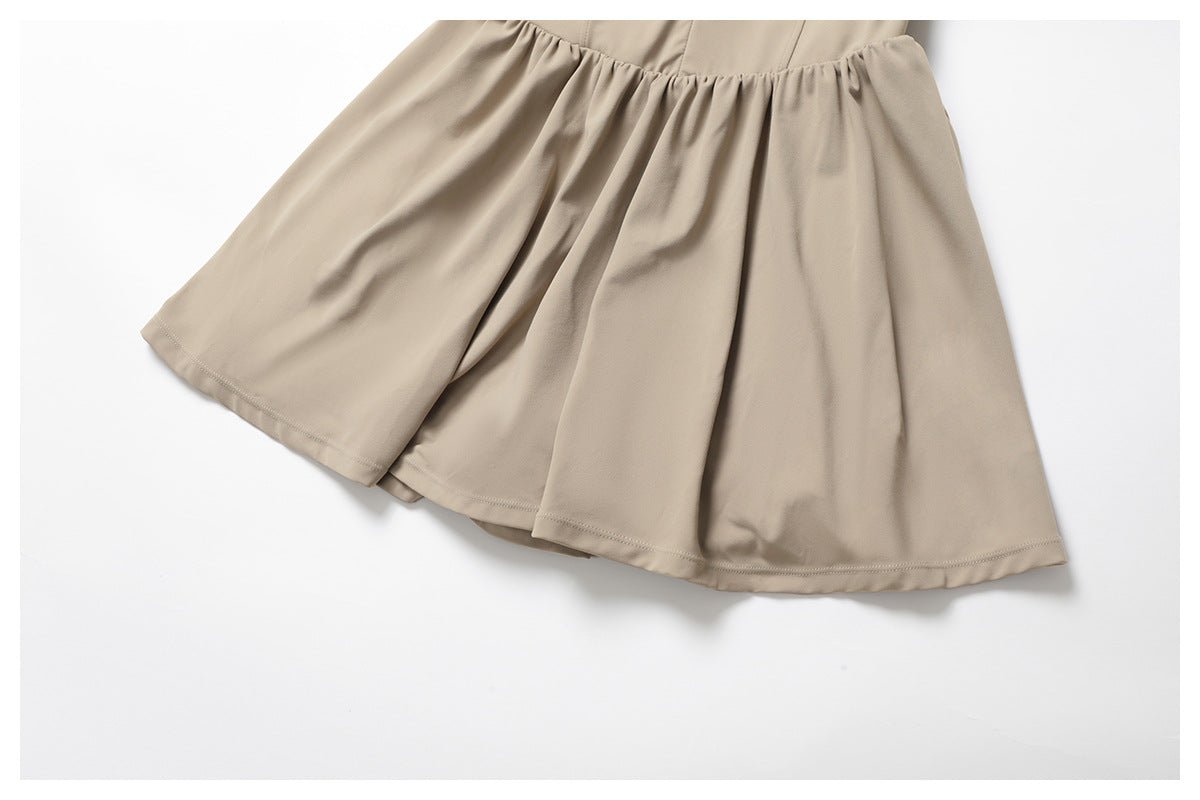 Anti - Peek A - Line Tennis Skirt for Outdoor Running & Sports - WutongActive