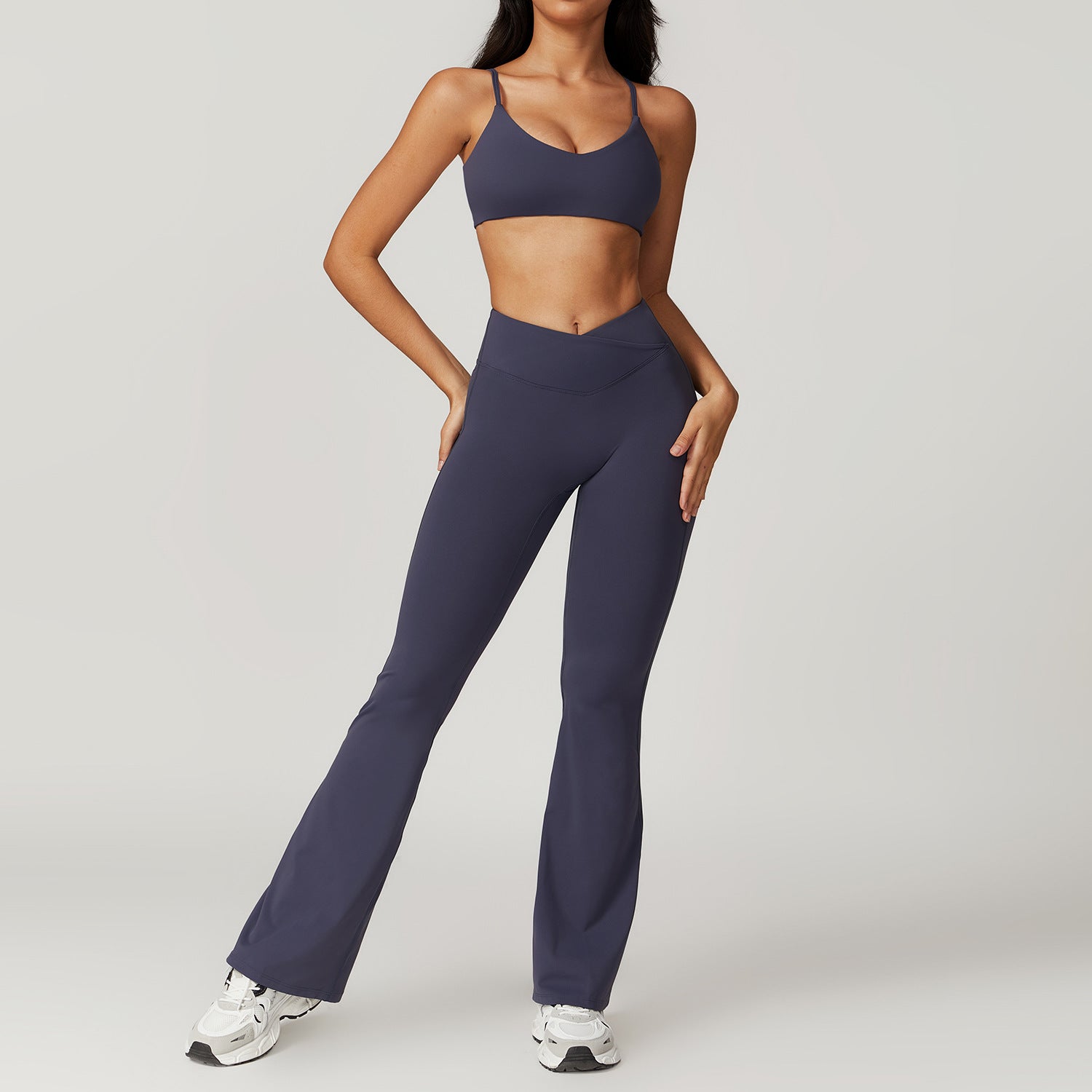Back - Baring Fitness Set - Quick - Dry Yoga Outfit for Women Gym Wear - WutongActive