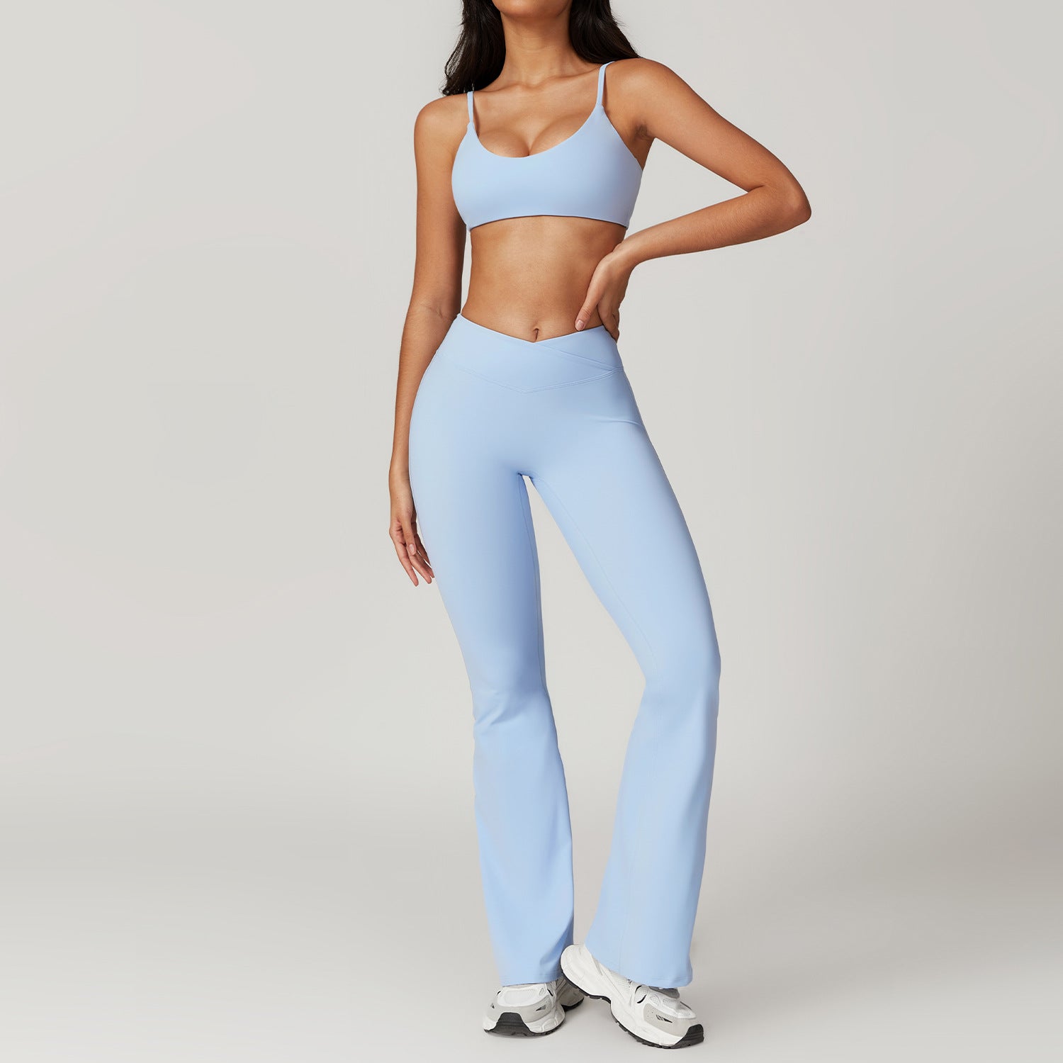 Back - Baring Fitness Set - Quick - Dry Yoga Outfit for Women Gym Wear - WutongActive