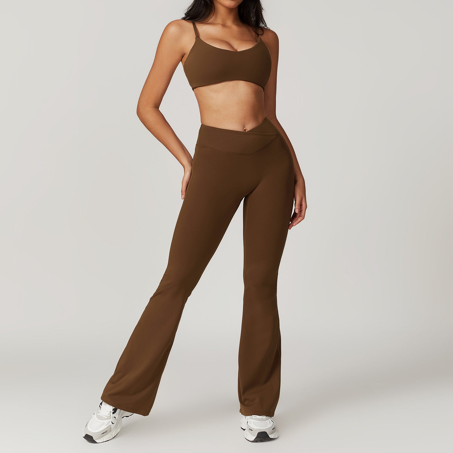 Back - Baring Fitness Set - Quick - Dry Yoga Outfit for Women Gym Wear - WutongActive