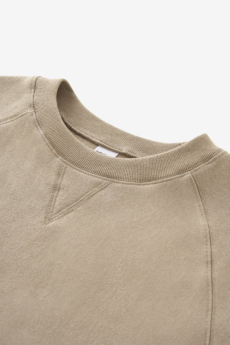 Batwing Sleeve Cross - Knit Sweatshirt - WutongActive