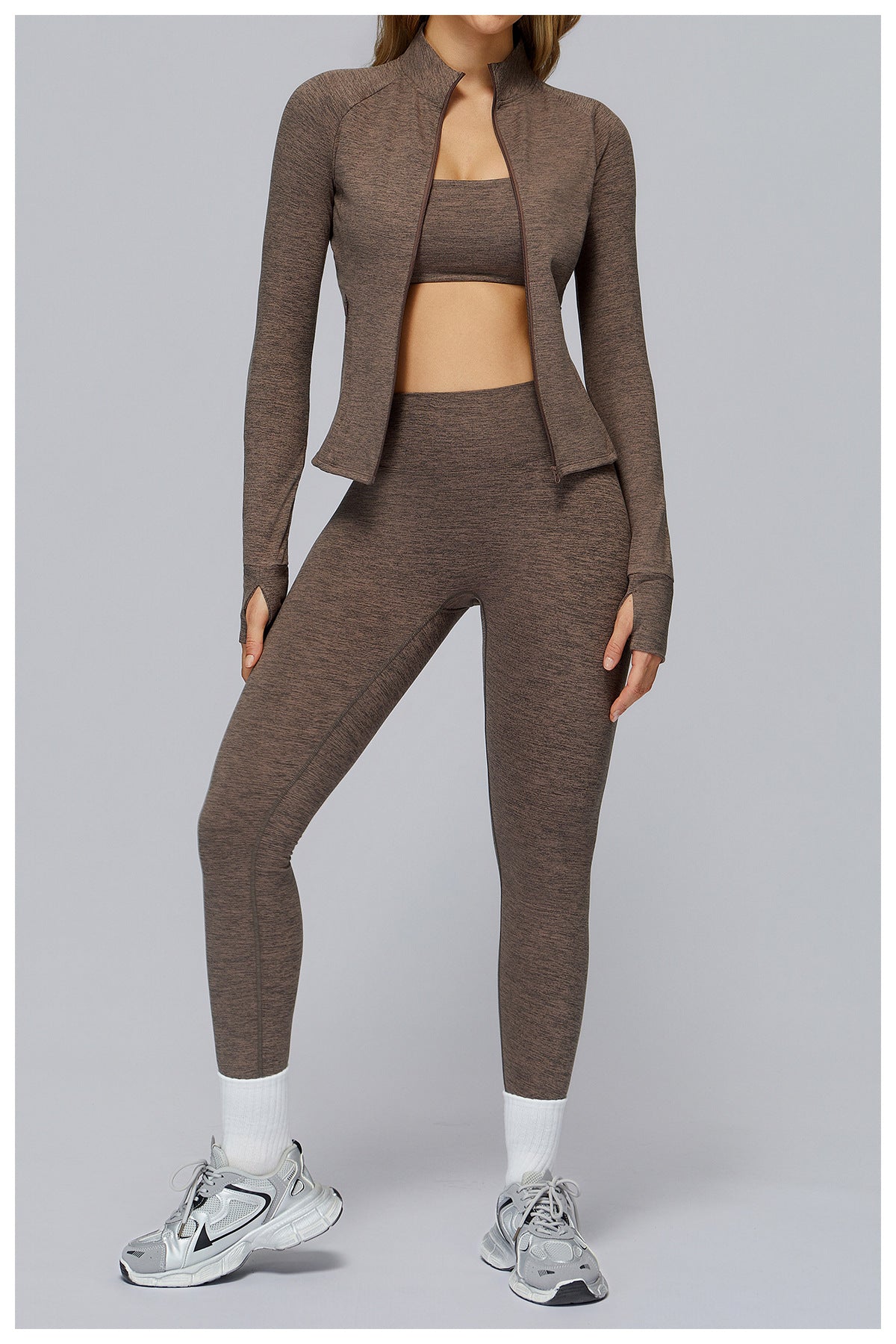 Brushed Fabric Yoga Set with Racerback - WutongActive