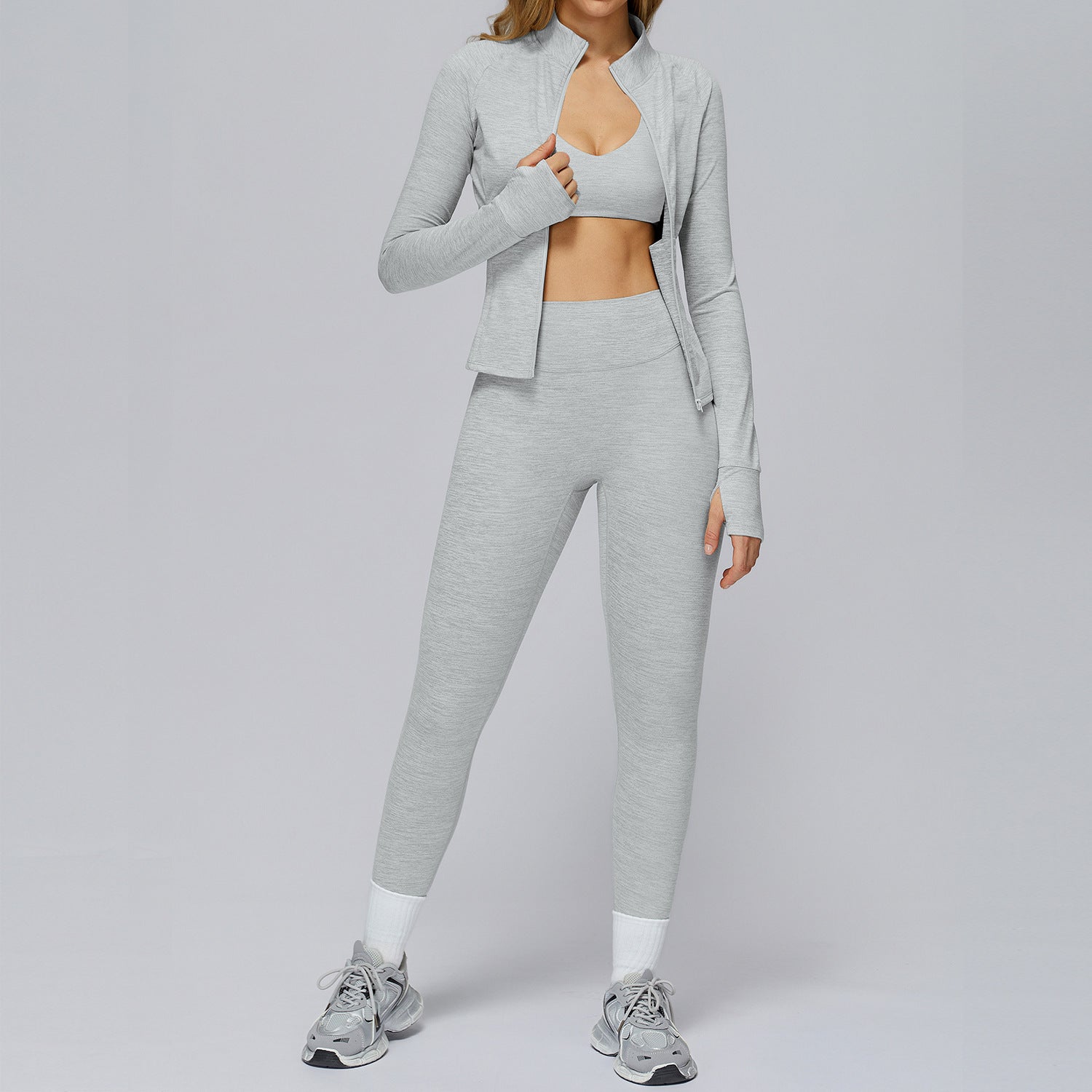 Brushed Fabric Yoga Set with Racerback - WutongActive