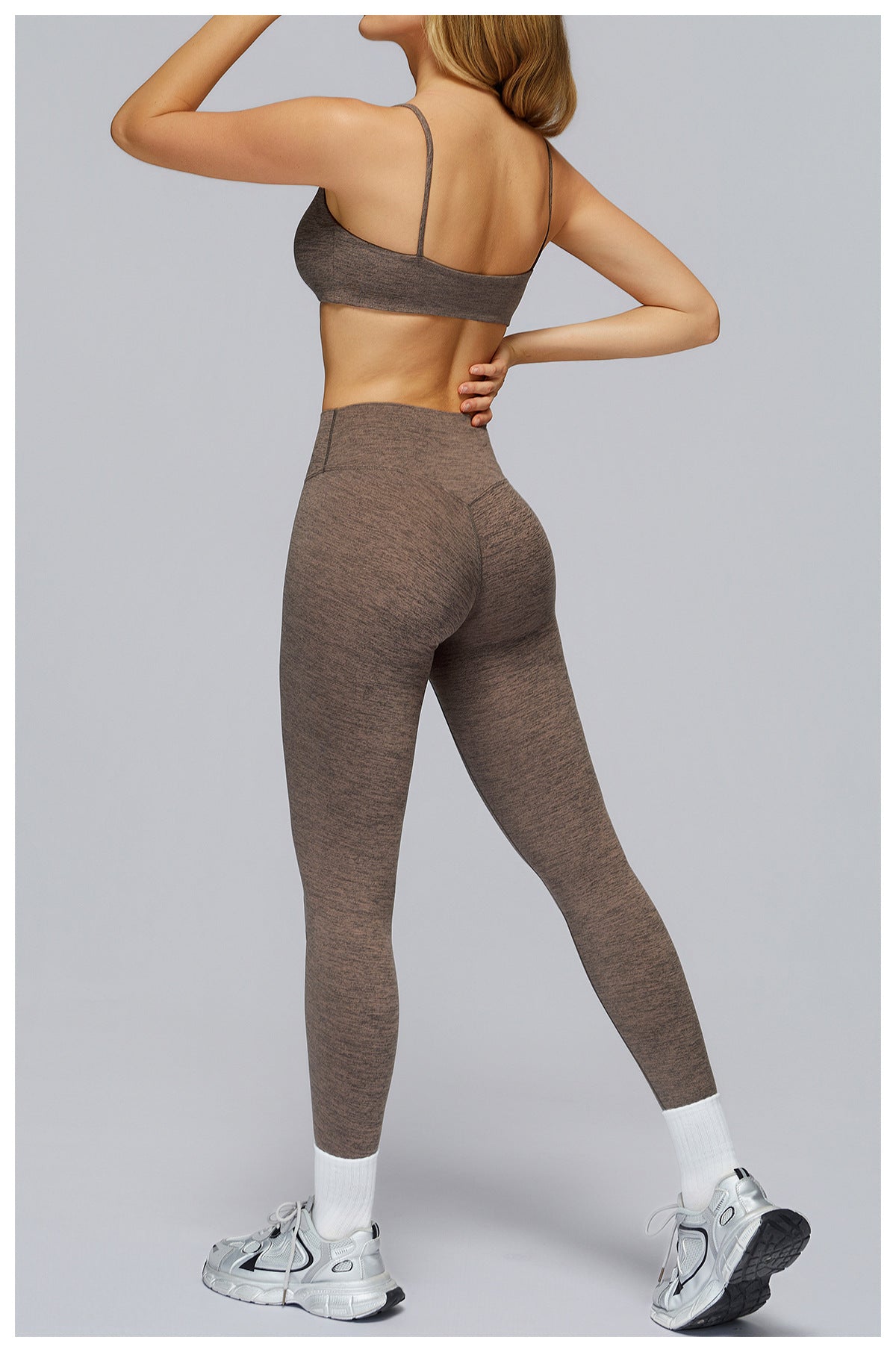 Brushed Fabric Yoga Set with Racerback - WutongActive