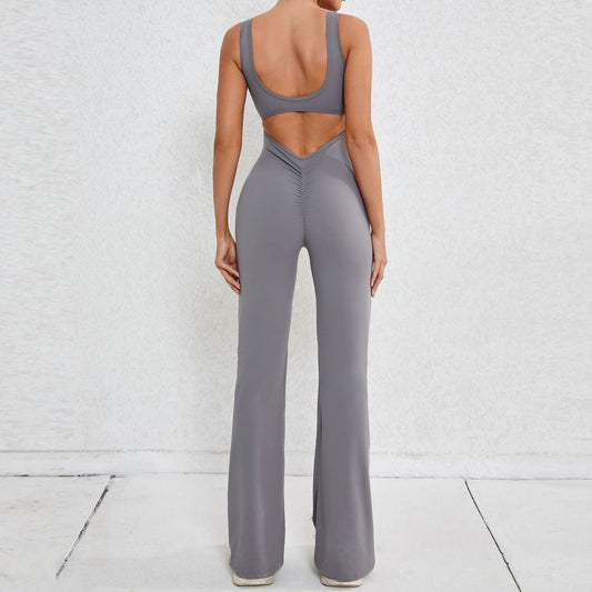 Flared Yoga Bodysuit - WutongActive