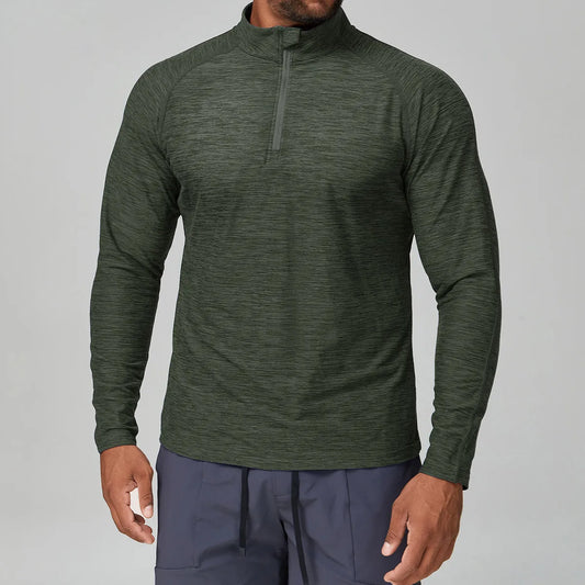 Men's Zip-Up Quick-Dry Long Sleeve Sports To