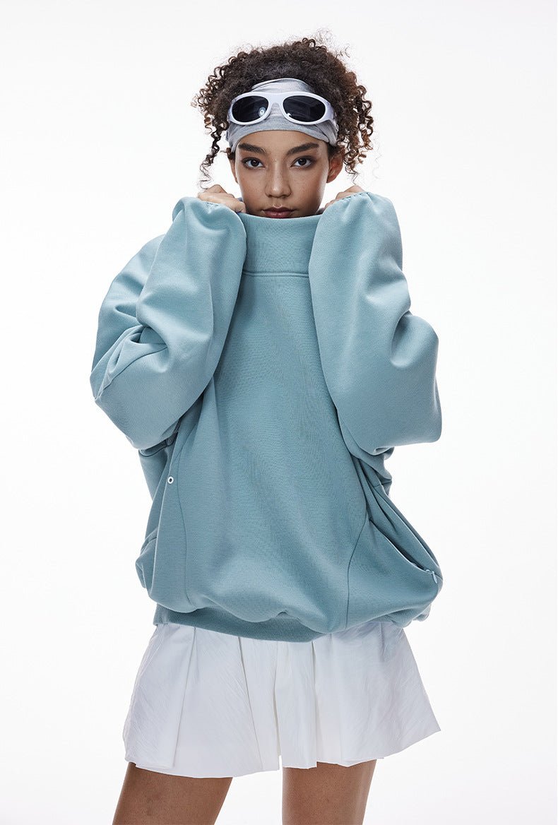 Eggshell Fleece Hoodie & curved - hem Sweatpants - WutongActive