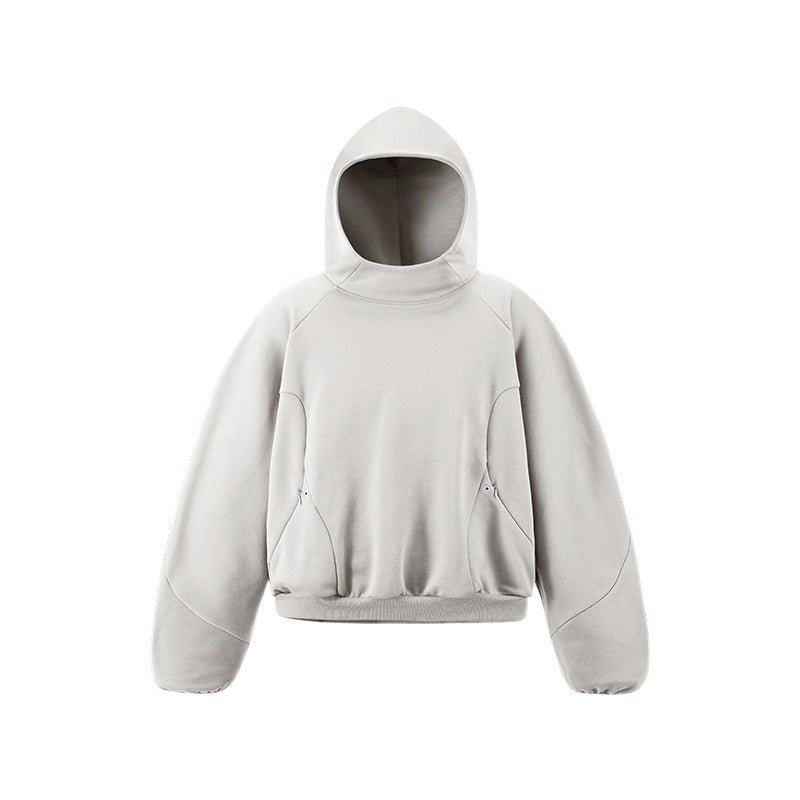 Eggshell Fleece Hoodie & curved - hem Sweatpants - WutongActive