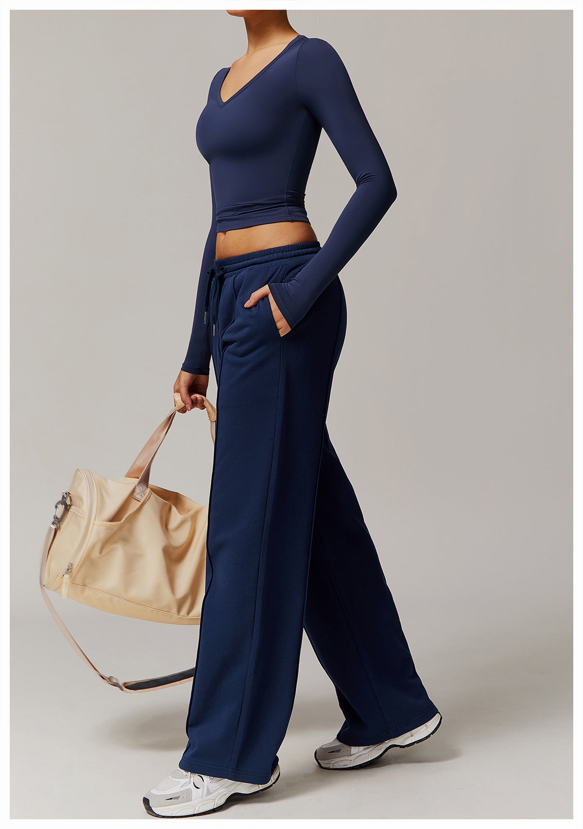 High - Waisted Straight - Leg Sweatpants - WutongActive