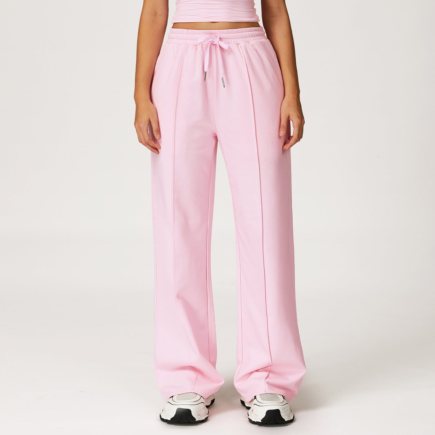 High - Waisted Straight - Leg Sweatpants - WutongActive