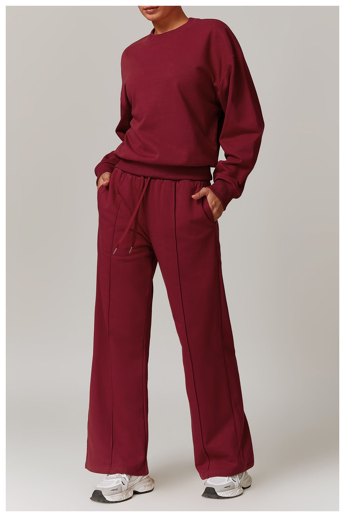 High - Waisted Straight - Leg Sweatpants - WutongActive