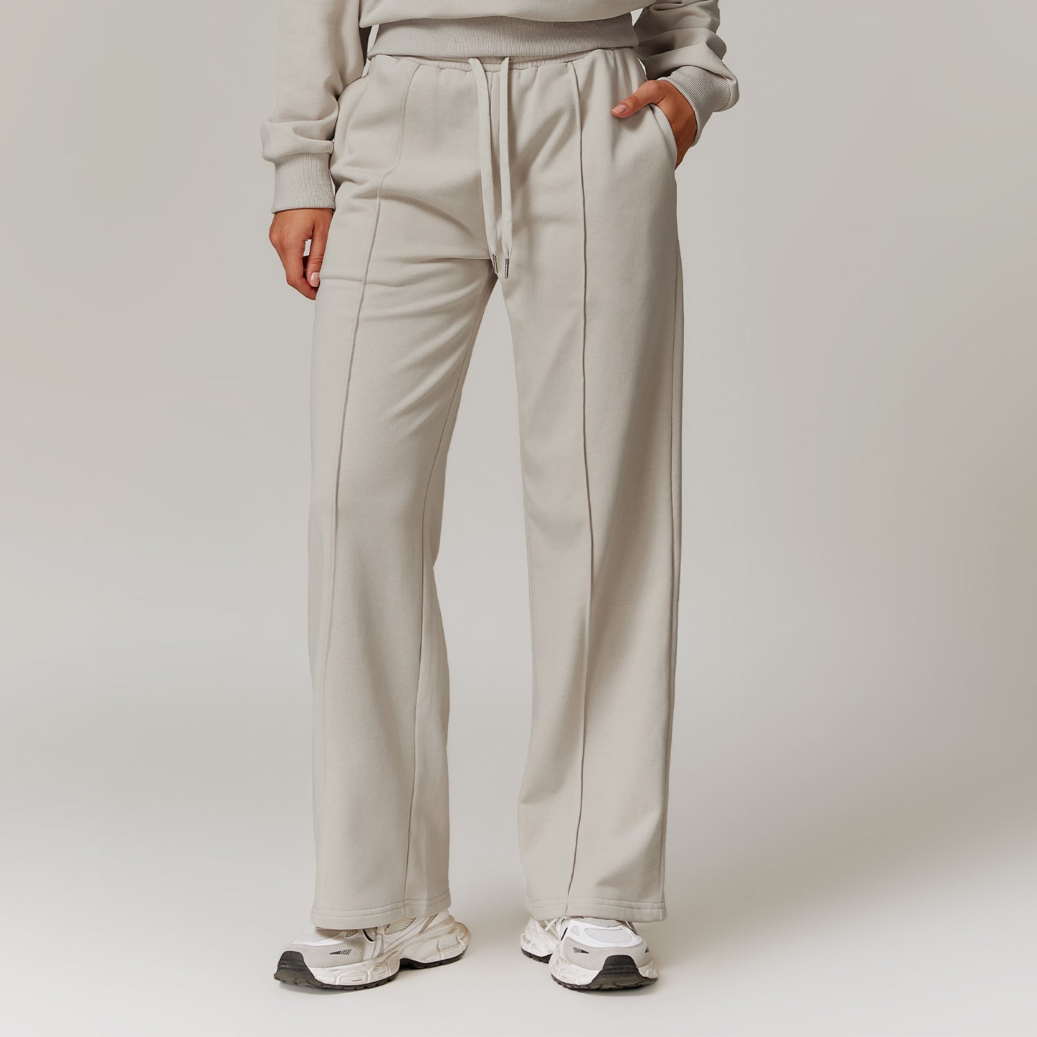 High - Waisted Straight - Leg Sweatpants - WutongActive