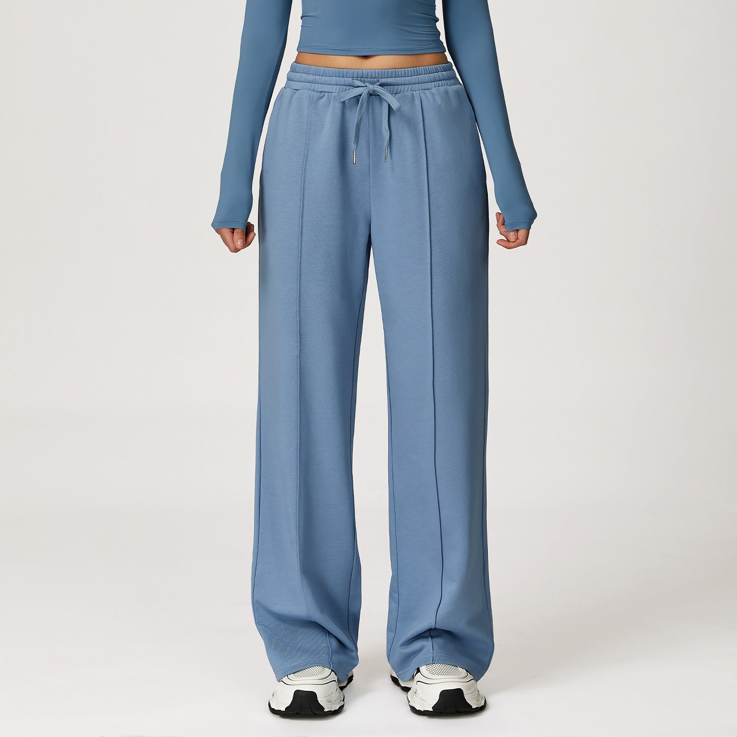 High - Waisted Straight - Leg Sweatpants - WutongActive