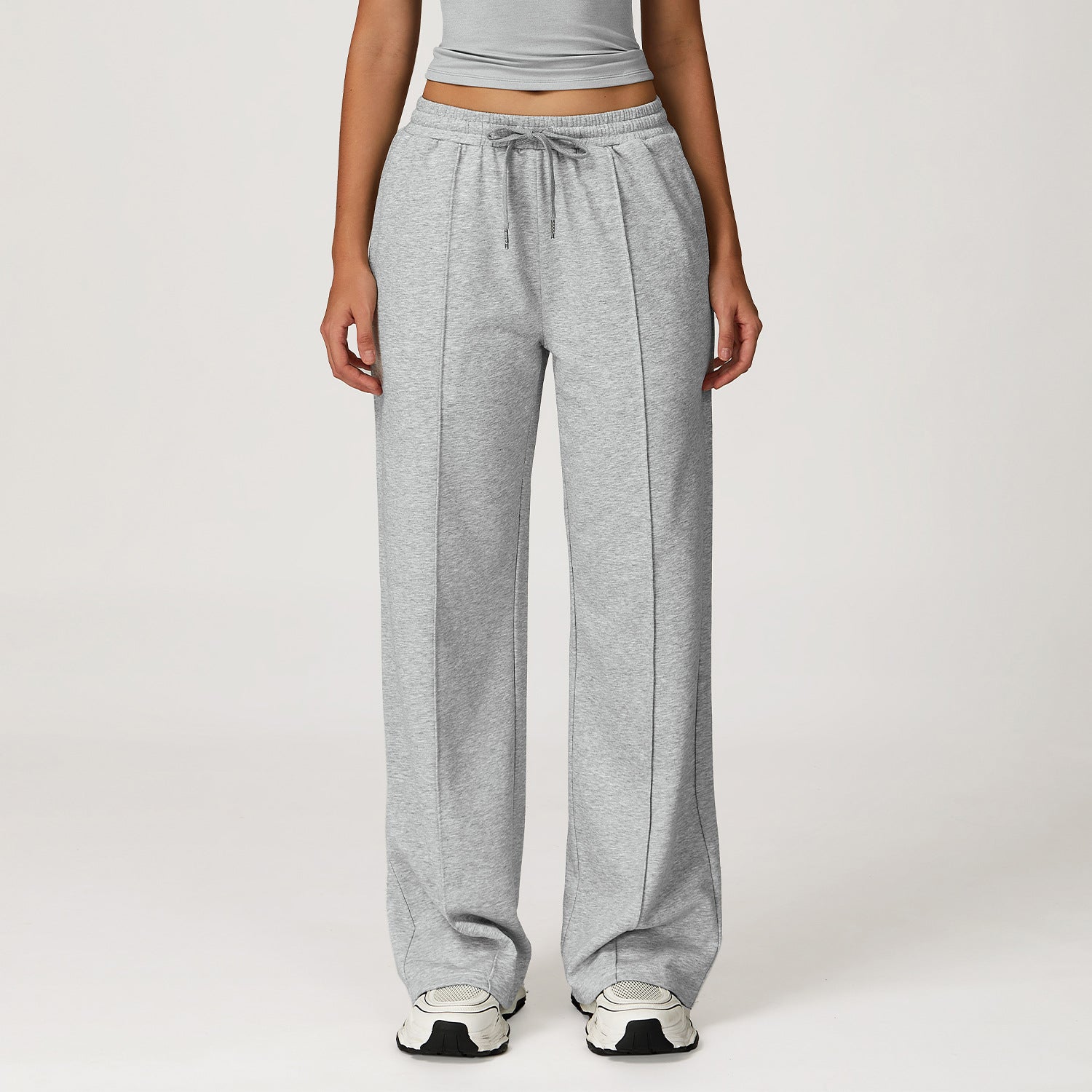 High - Waisted Straight - Leg Sweatpants - WutongActive