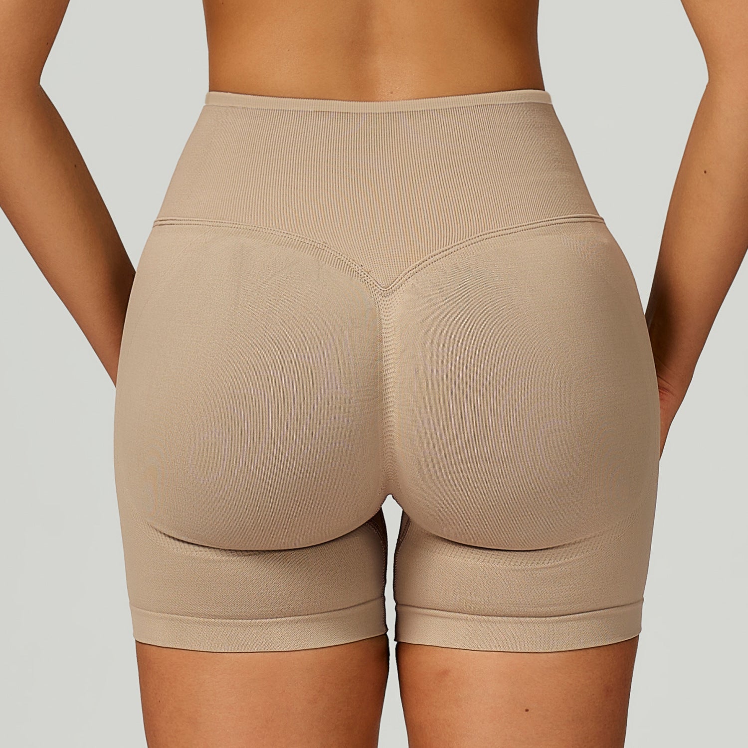 High - Waisted Tight - Fitting Workout Running Fitness Shorts for Women - WutongActive