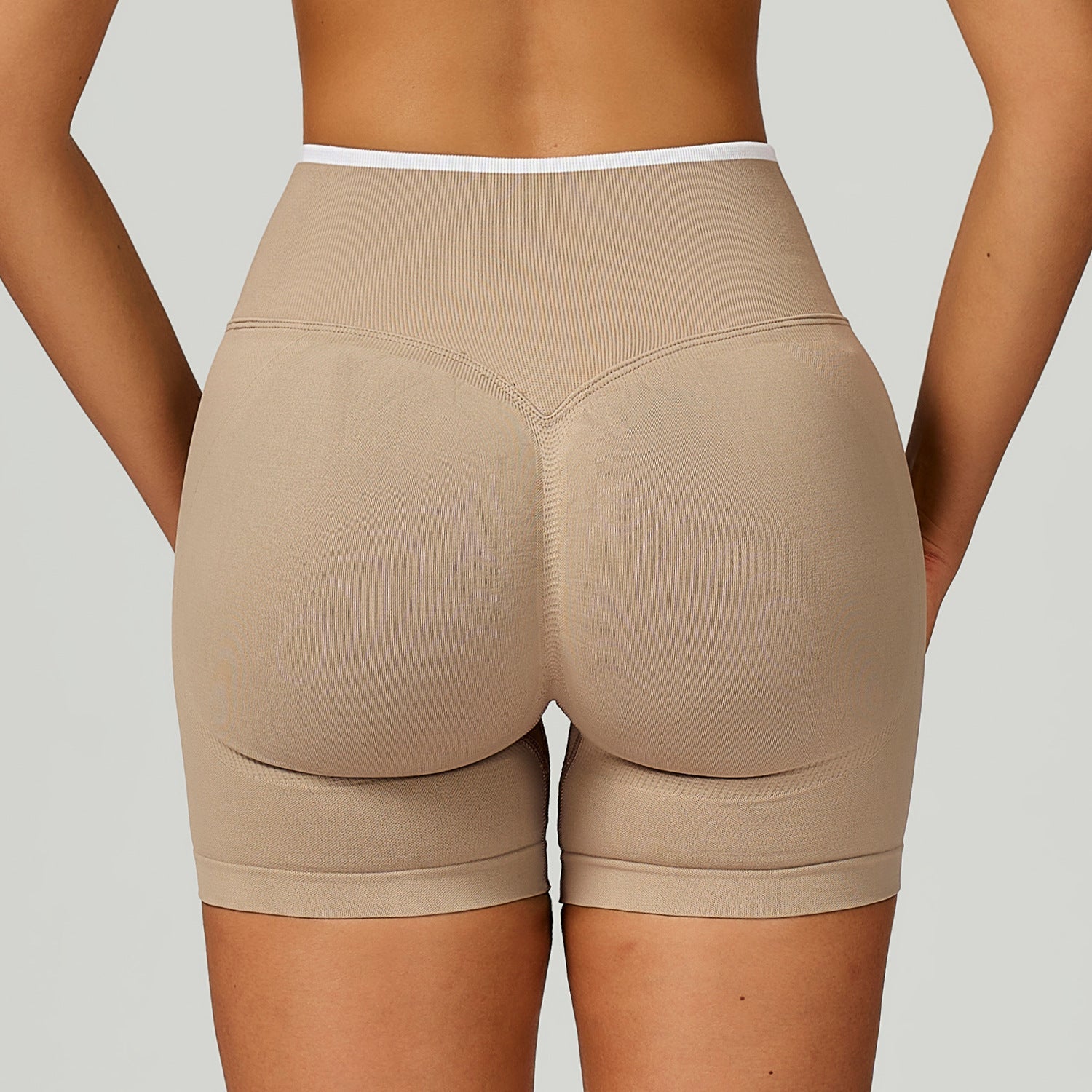 High - Waisted Tight - Fitting Workout Running Fitness Shorts for Women - WutongActive