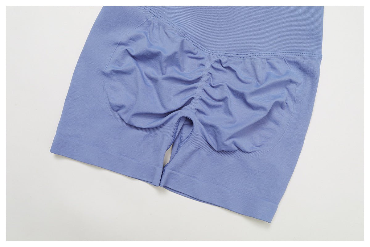 High - Waisted Tight - Fitting Workout Running Fitness Shorts for Women - WutongActive