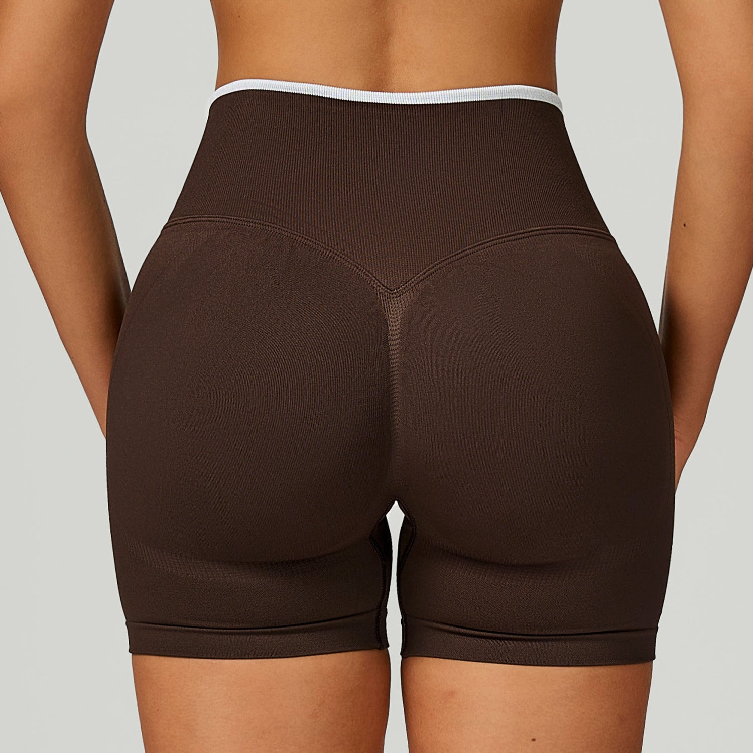 High - Waisted Tight - Fitting Workout Running Fitness Shorts for Women - WutongActive