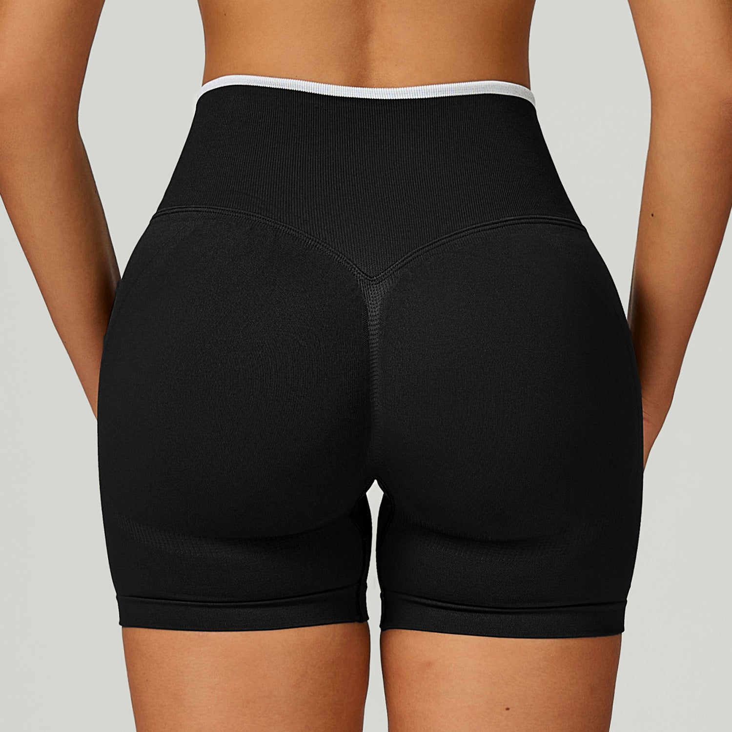 High - Waisted Tight - Fitting Workout Running Fitness Shorts for Women - WutongActive