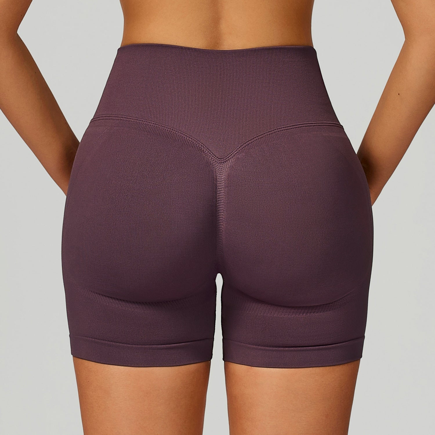 High - Waisted Tight - Fitting Workout Running Fitness Shorts for Women - WutongActive
