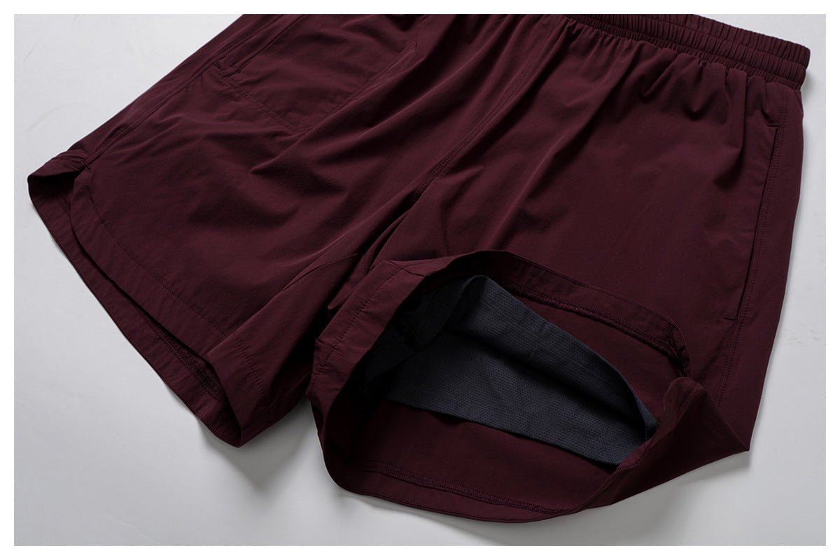 Men's Athletic Shorts - Quick - Dry Double - Layer for Basketball Tennis Running - WutongActive