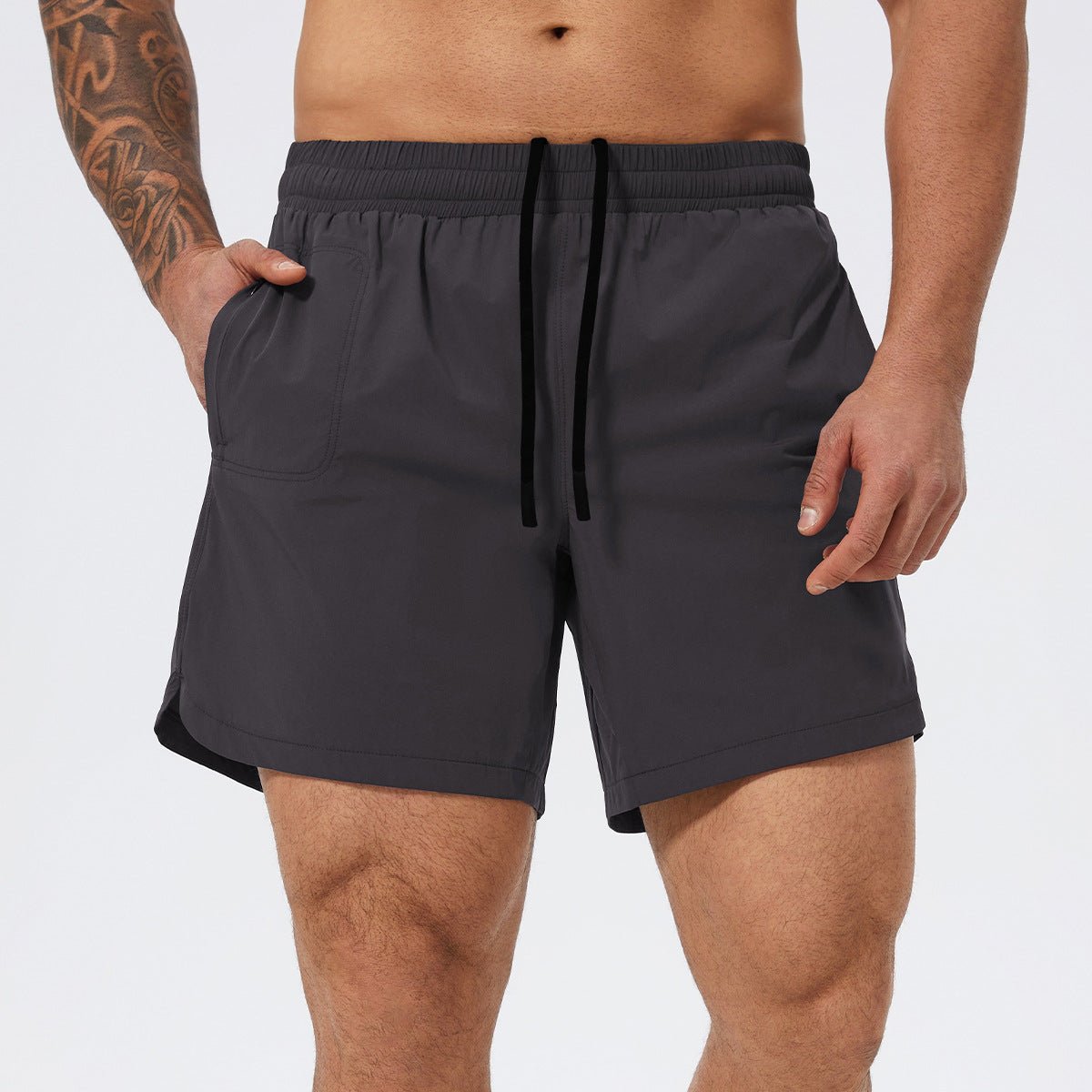 Men's Athletic Shorts - Quick - Dry Double - Layer for Basketball Tennis Running - WutongActive
