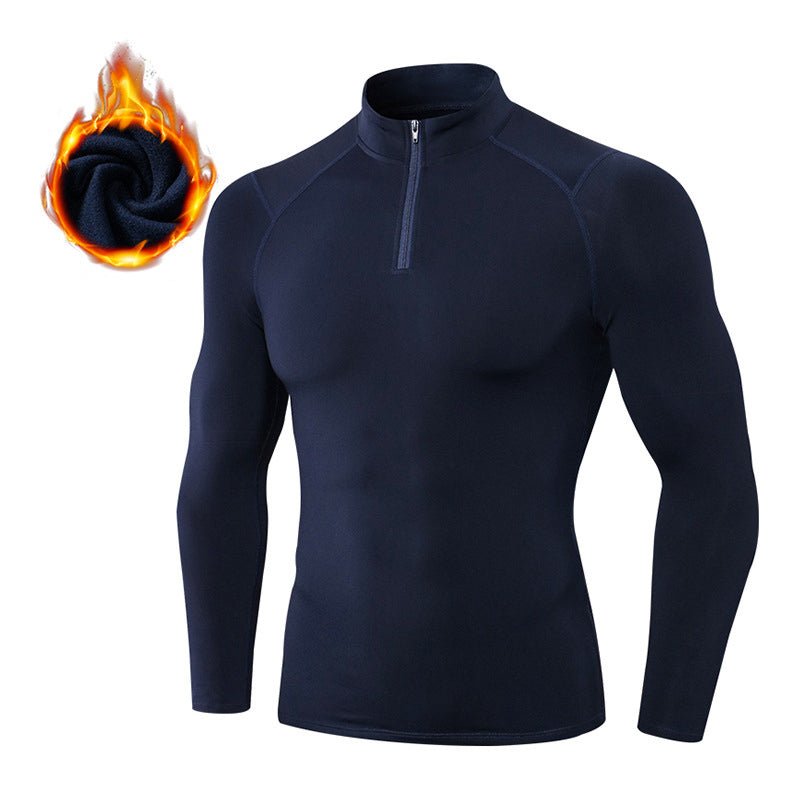 Men's Fleece - Lined Compression Top - WutongActive