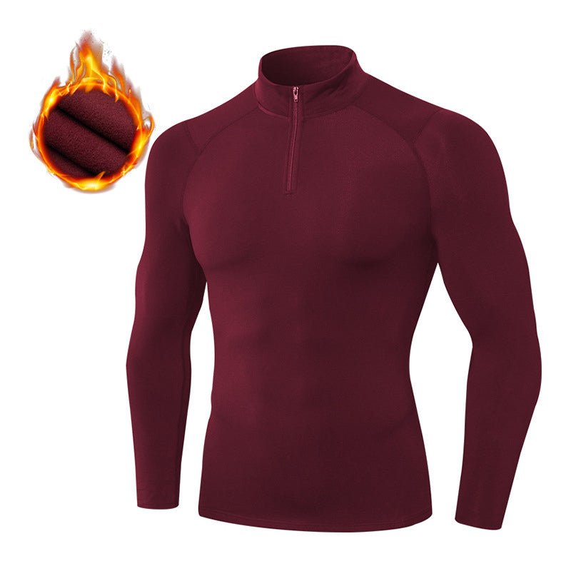 Men's Fleece - Lined Compression Top - WutongActive