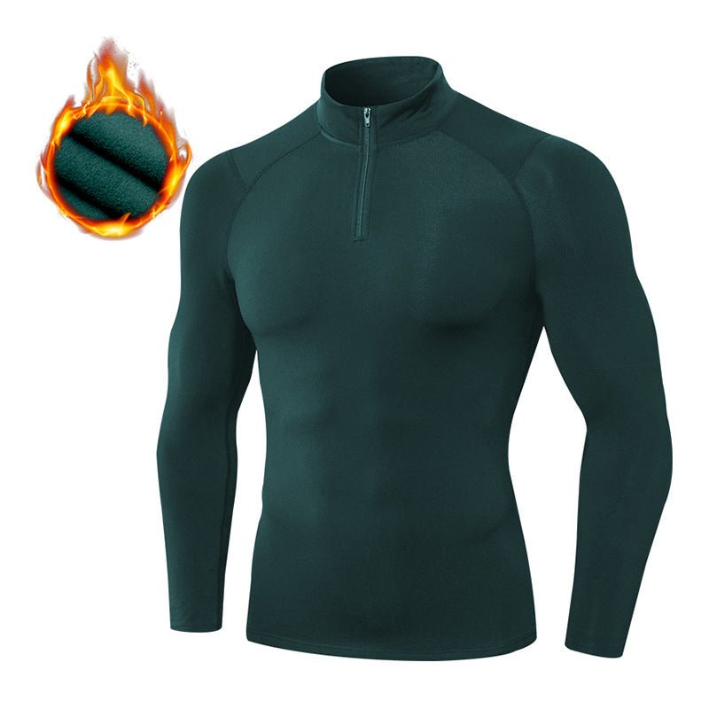 Men's Fleece - Lined Compression Top - WutongActive