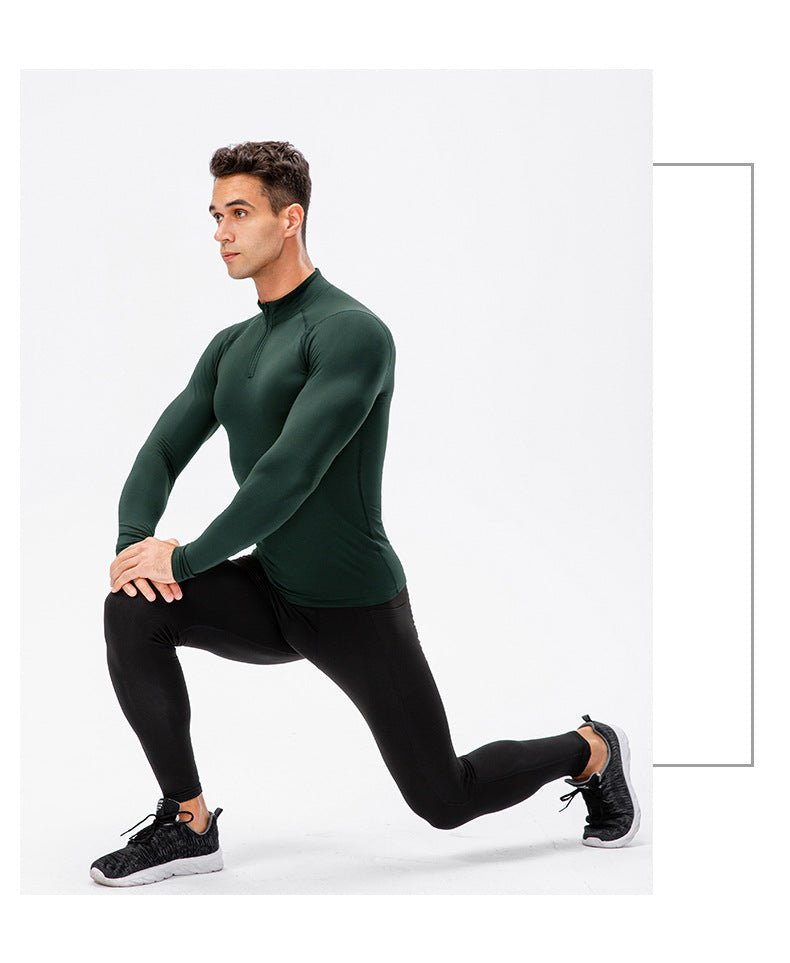 Men's Fleece - Lined Compression Top - WutongActive