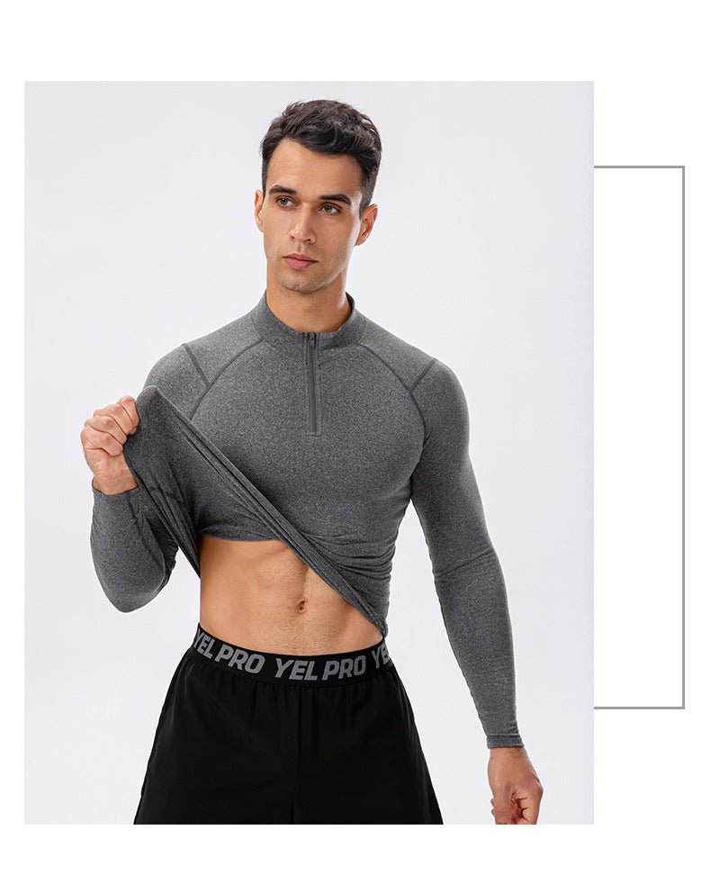 Men's Fleece - Lined Compression Top - WutongActive