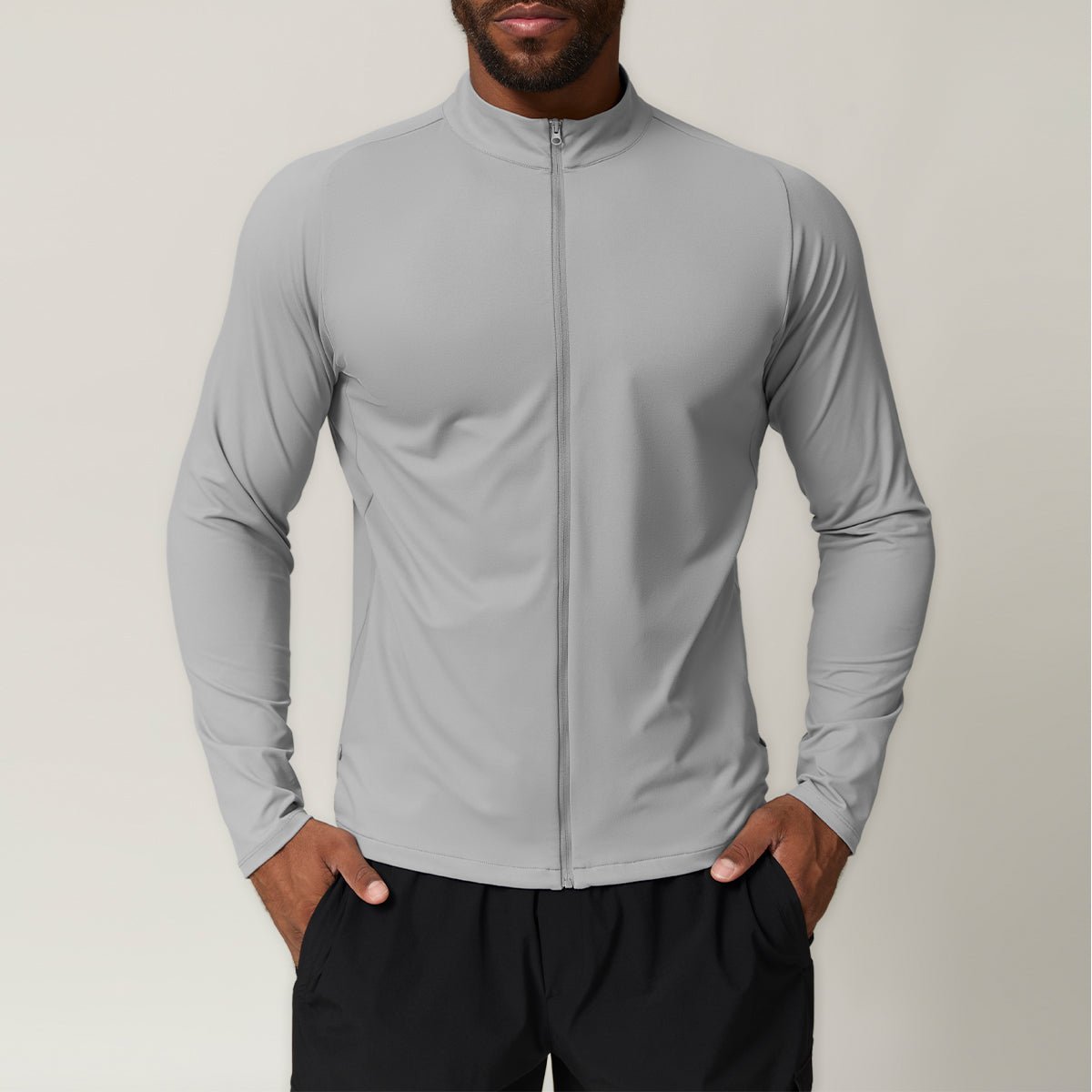 Men's Stand - Collar Training Jacket - WutongActive
