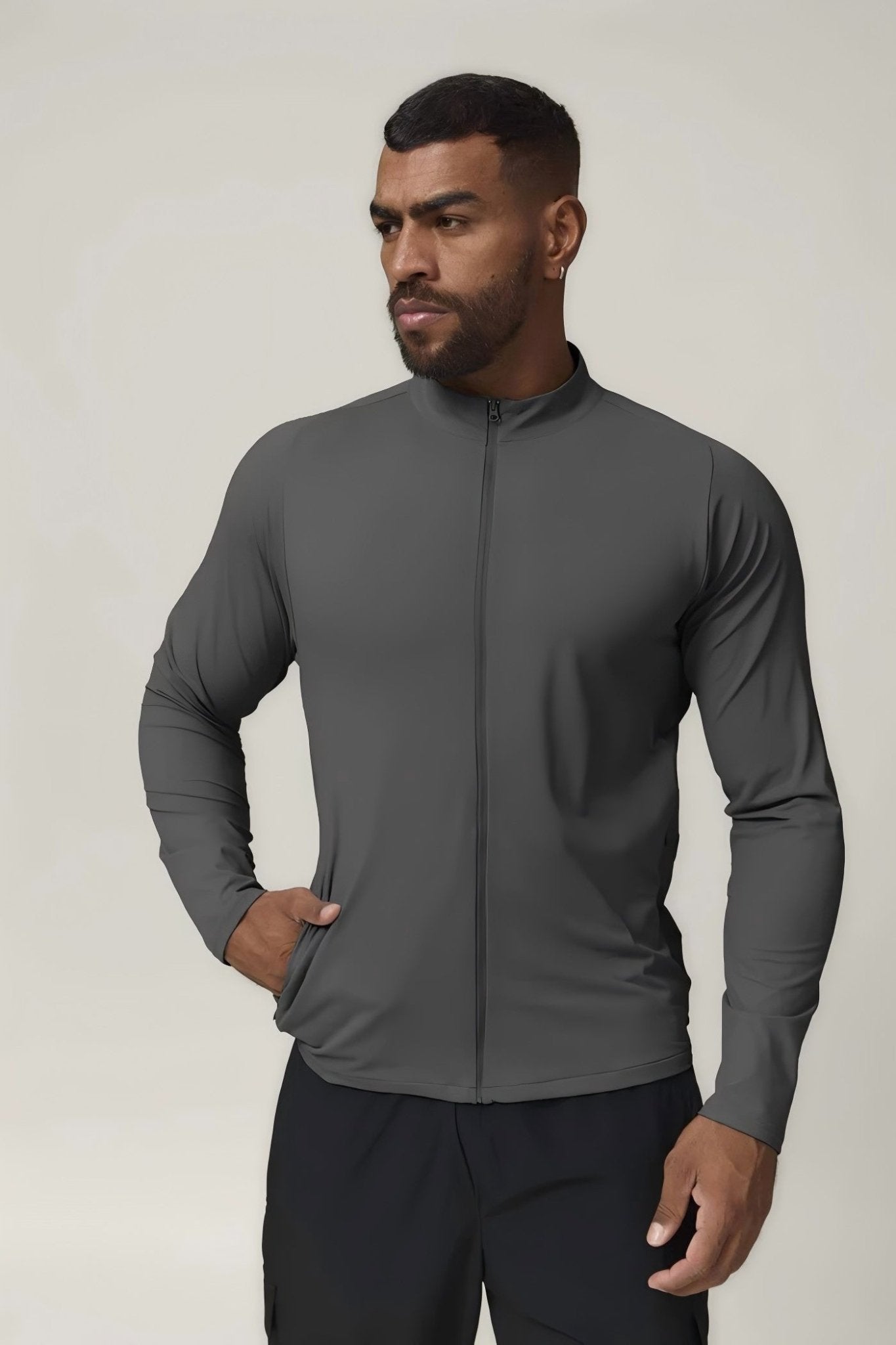 Men's Stand - Collar Training Jacket - WutongActive