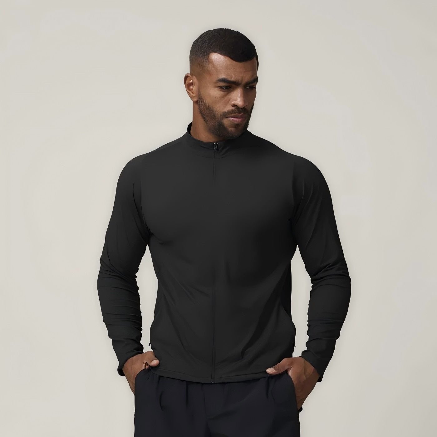 Men's Stand - Collar Training Jacket - WutongActive