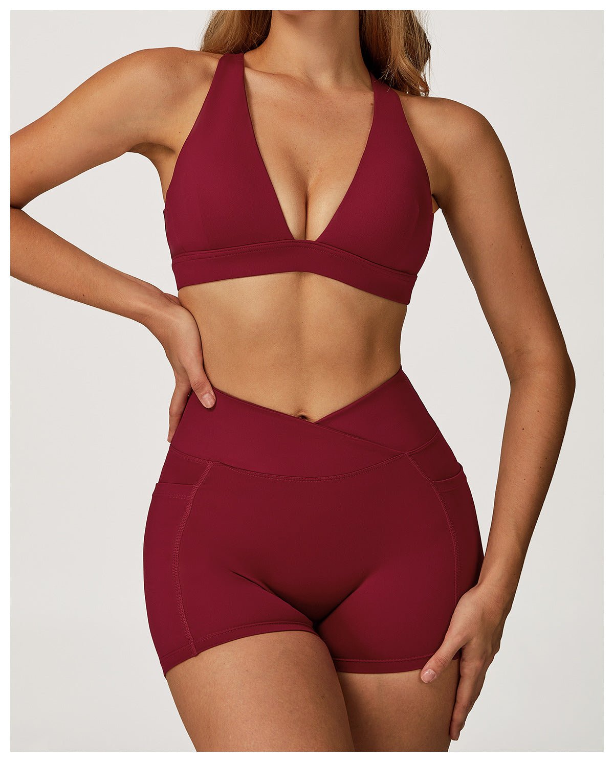 Naked - Feel Yoga Bra - Cross - Back Design - WutongActive