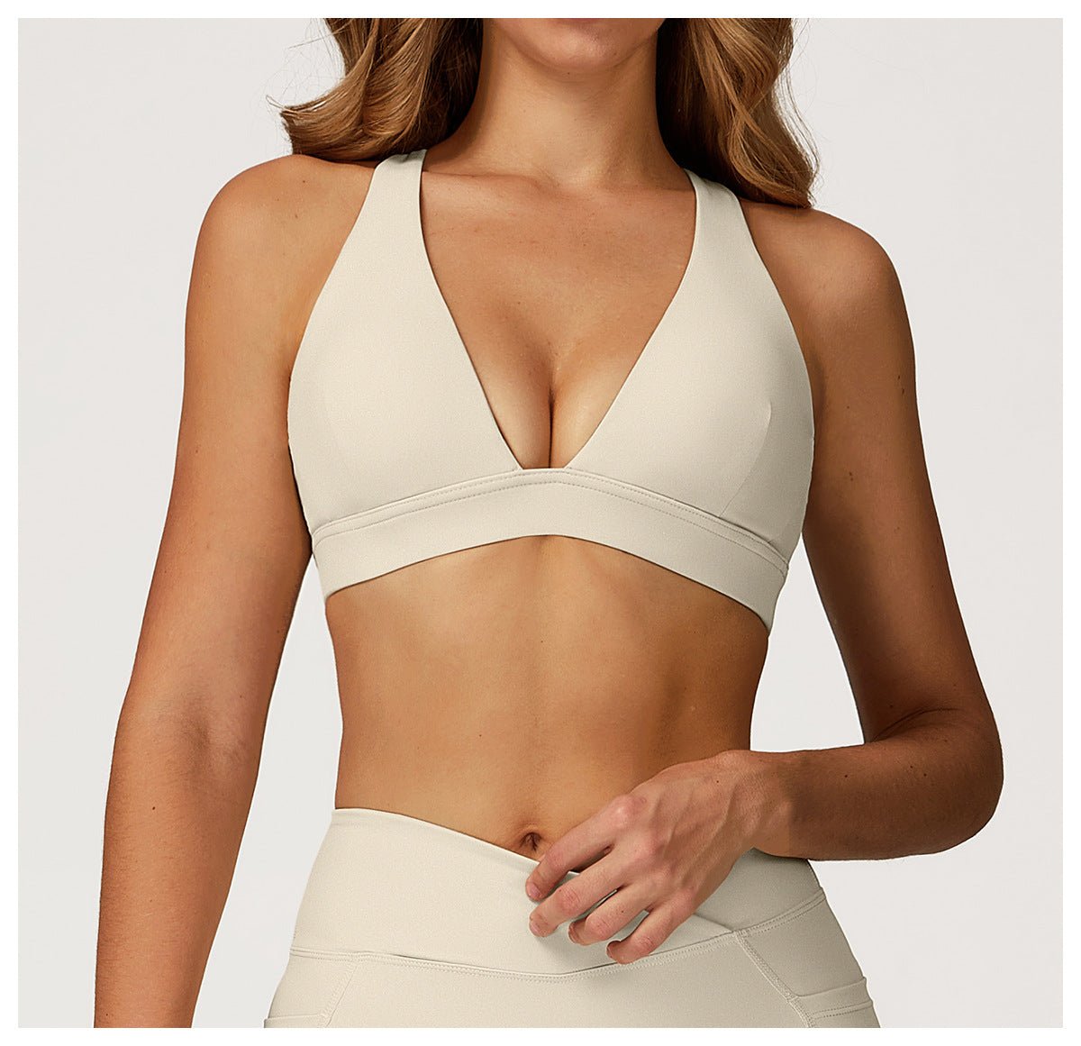 Naked - Feel Yoga Bra - Cross - Back Design - WutongActive