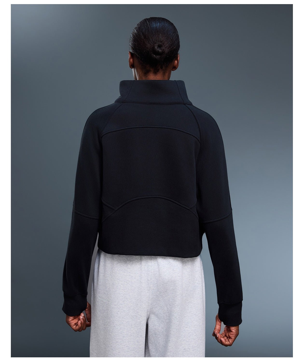 Winter Fleece - Lined Half - Zip High - Neck Pullover Thermal Jacket - WutongActive