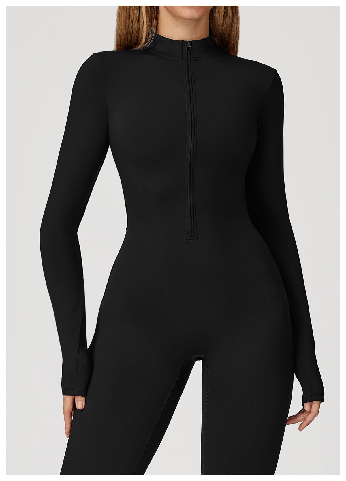 Winter Full - Body Onesie - Fleece - Lined Tight - Fit Yoga Jumpsuit - WutongActive