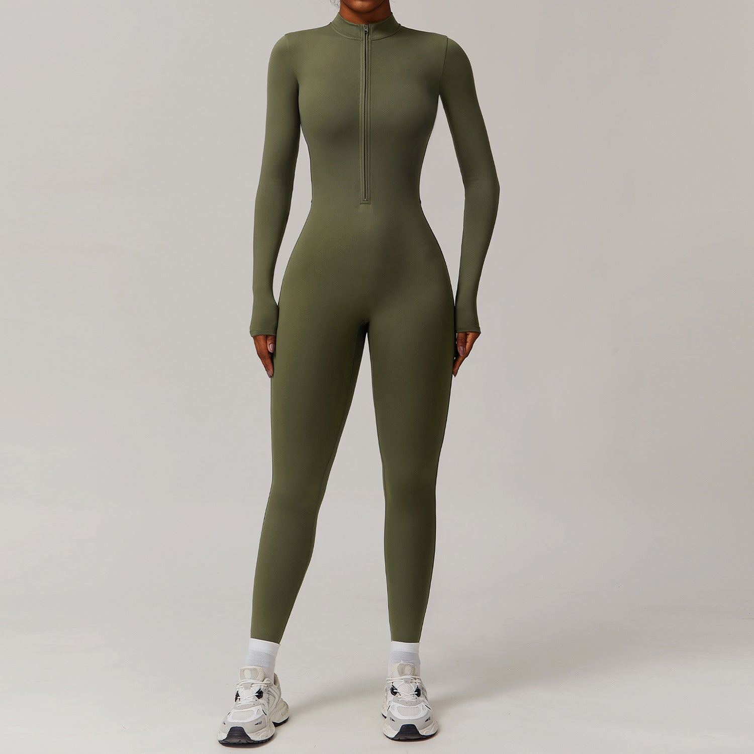 Winter Full - Body Onesie - Fleece - Lined Tight - Fit Yoga Jumpsuit - WutongActive