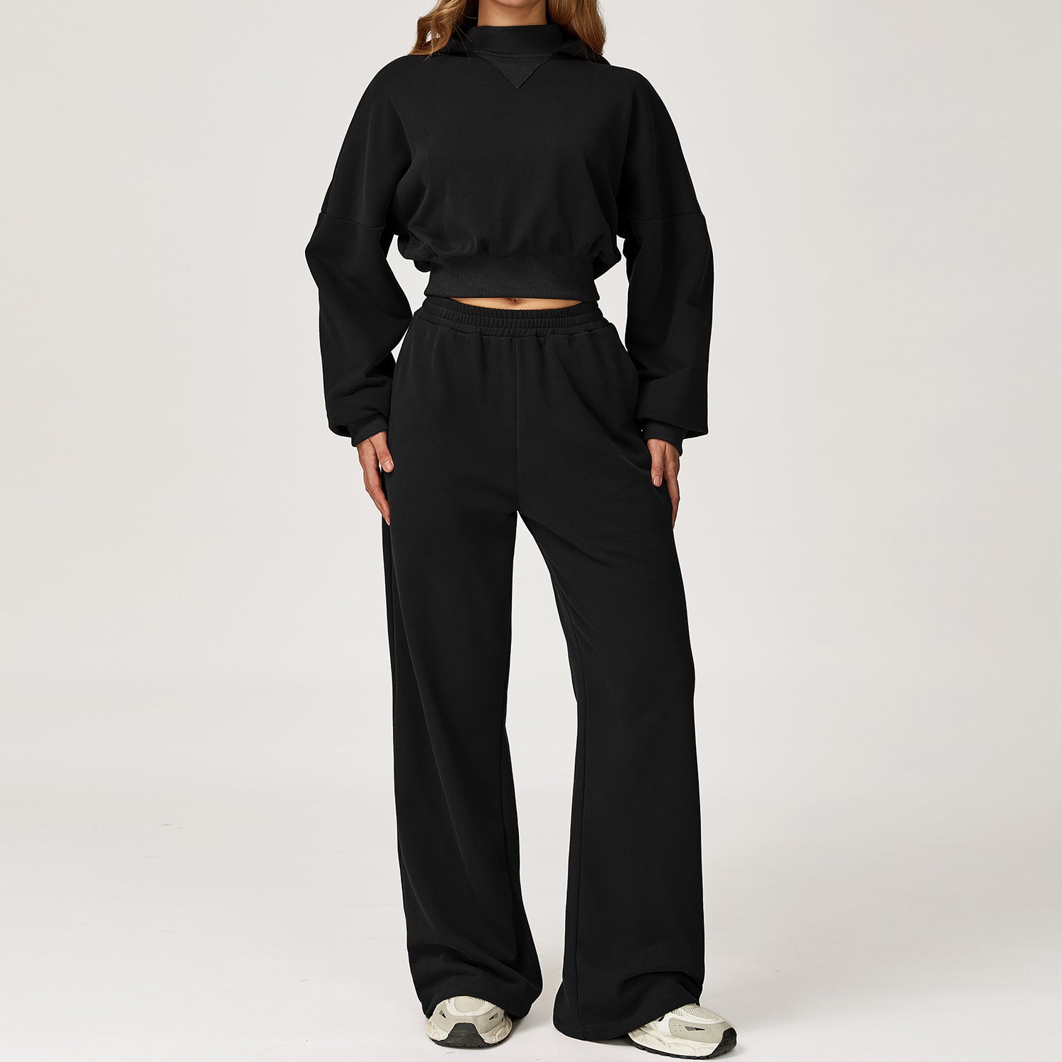 Women's Oversized Hoodie Tracksuit Set - Cozy Fall - WutongActive