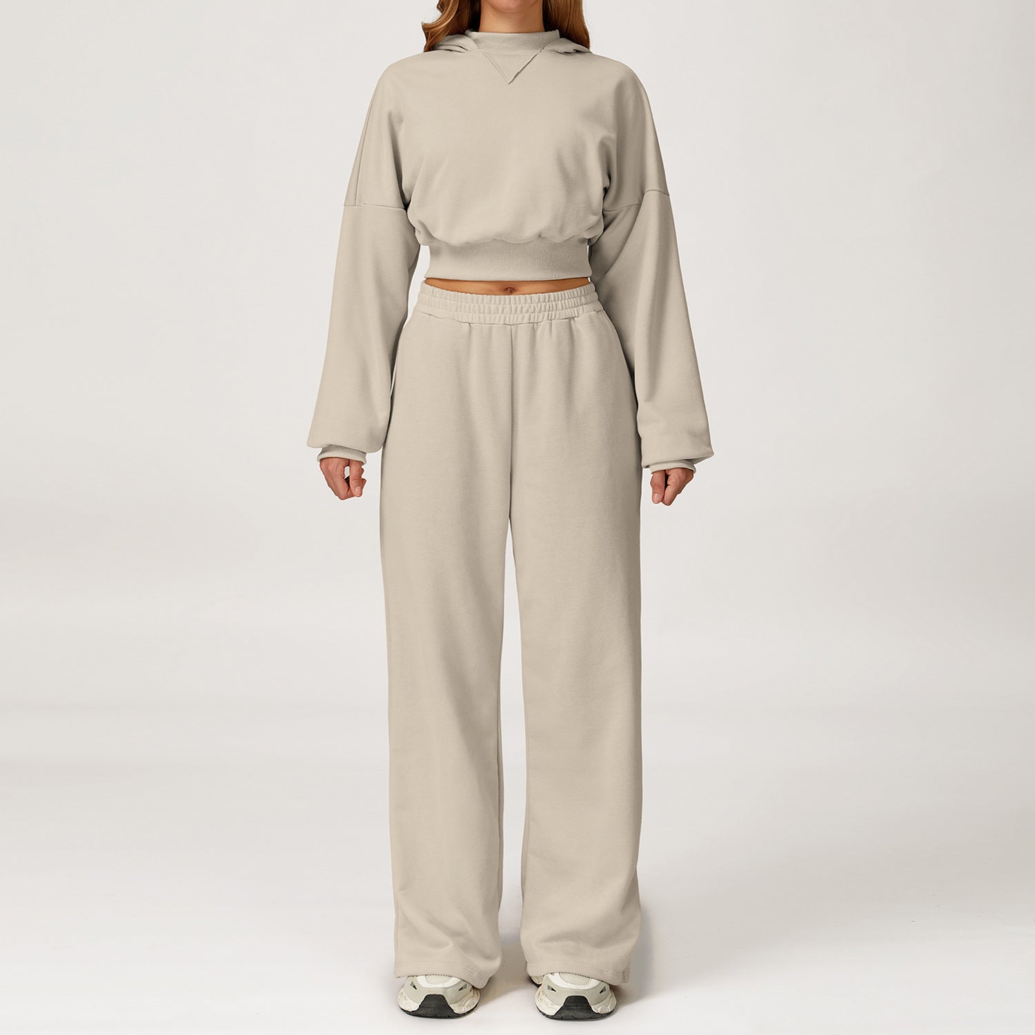 Women's Oversized Hoodie Tracksuit Set - Cozy Fall - WutongActive