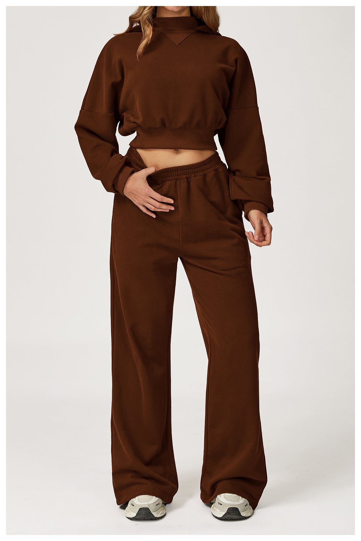 Women's Oversized Hoodie Tracksuit Set - Cozy Fall - WutongActive