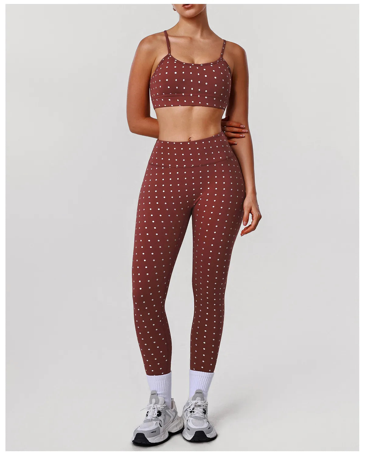 Women's Polka Dot Yoga Set
