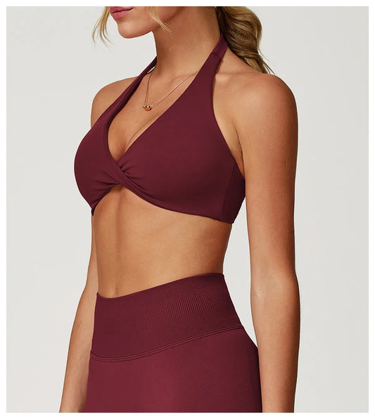 Women's Halter Neck Sports Bra