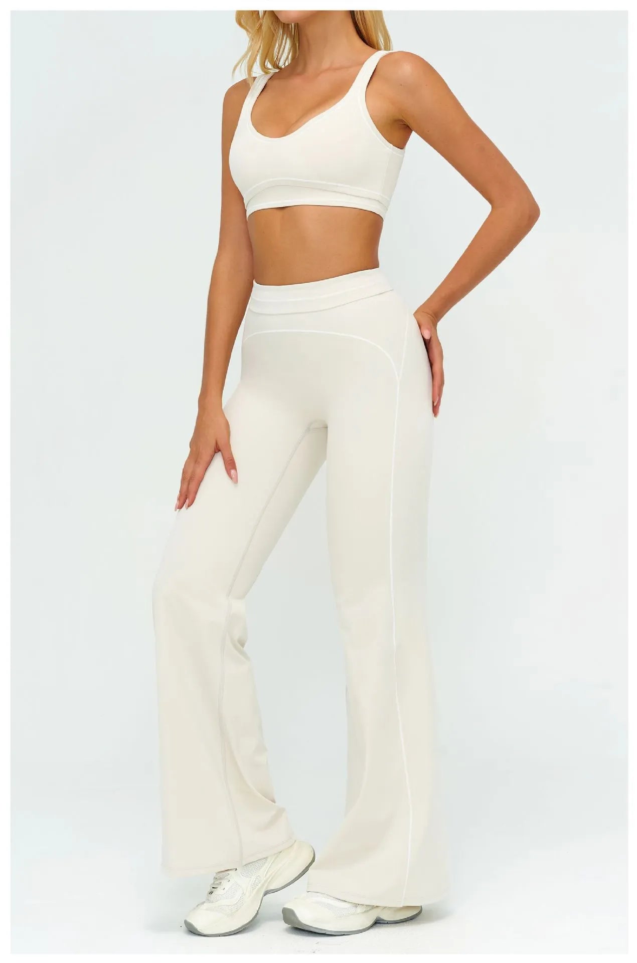 WutongActive Women's Double-Strap Brushed Activewear Set