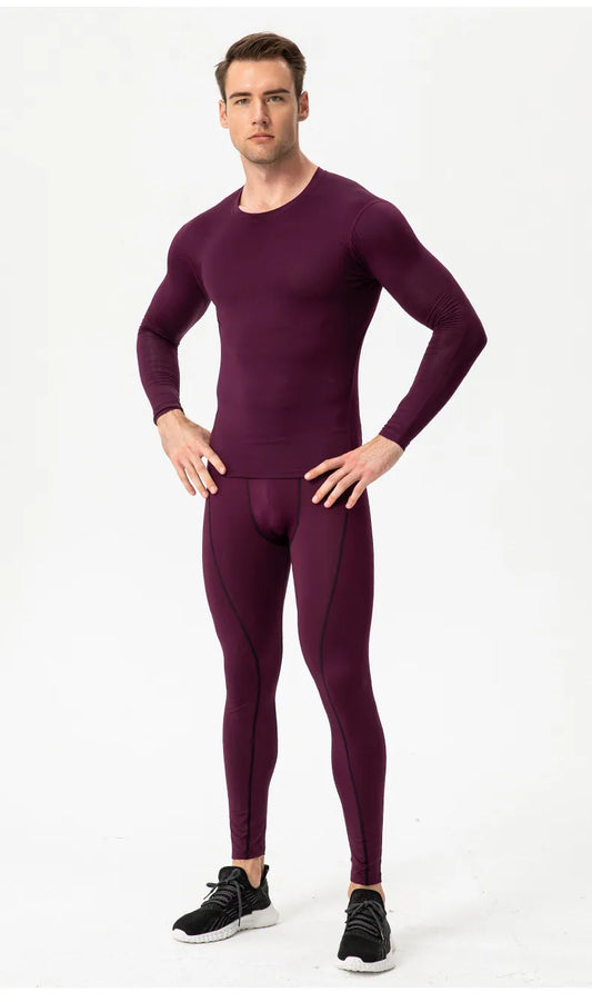 Men's Long Sleeve Quick Dry T-Shirt - WutongActive Gym Wear