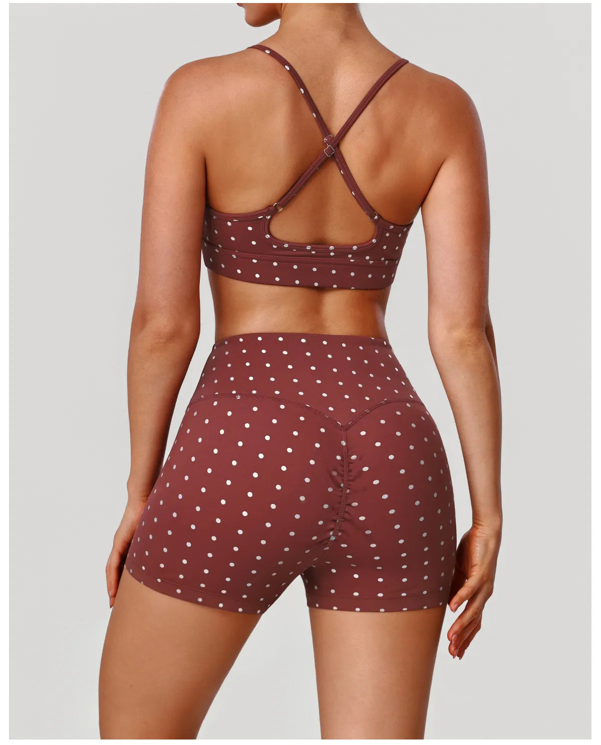 Women's Polka Dot Yoga Set