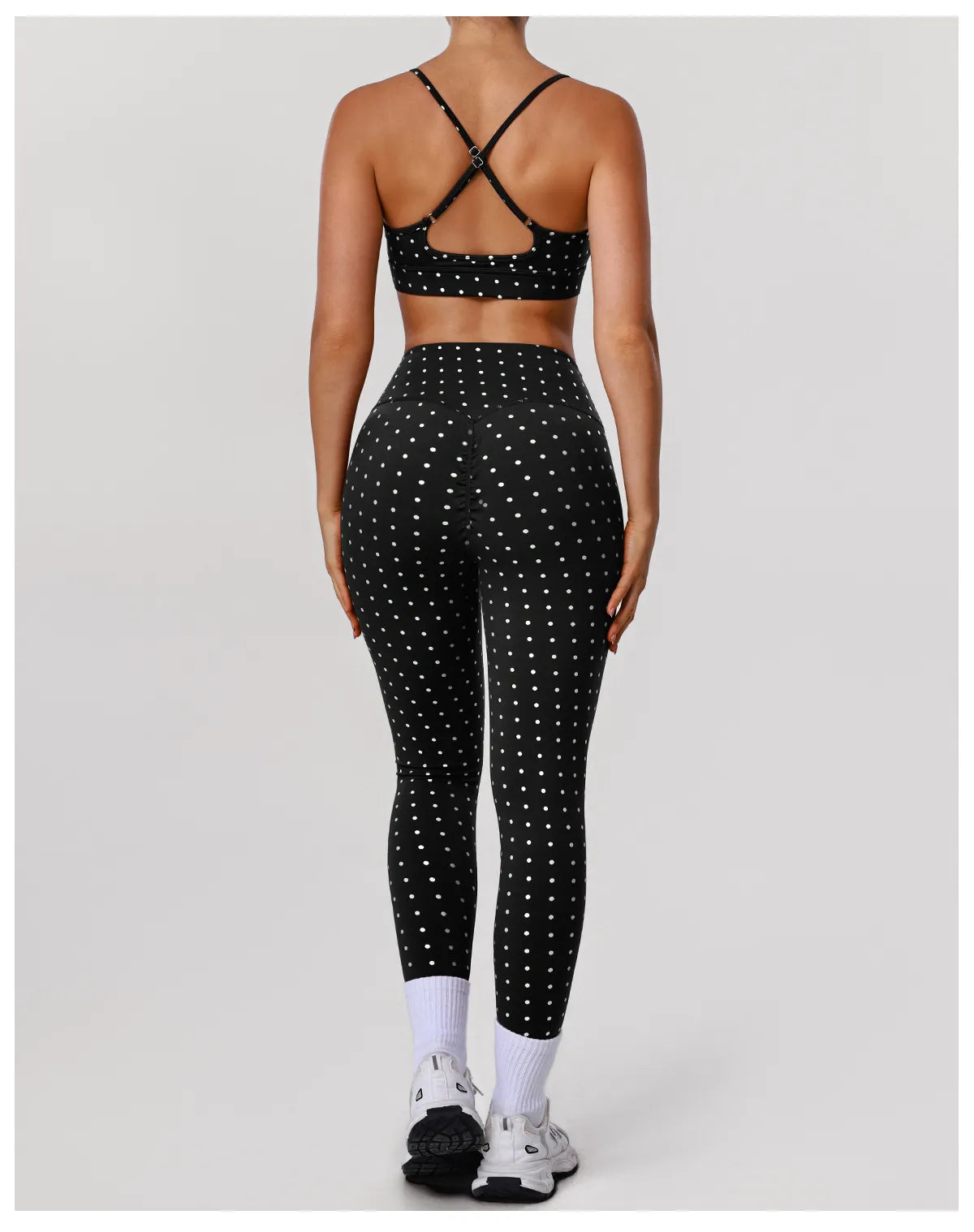 Women's Polka Dot Yoga Set