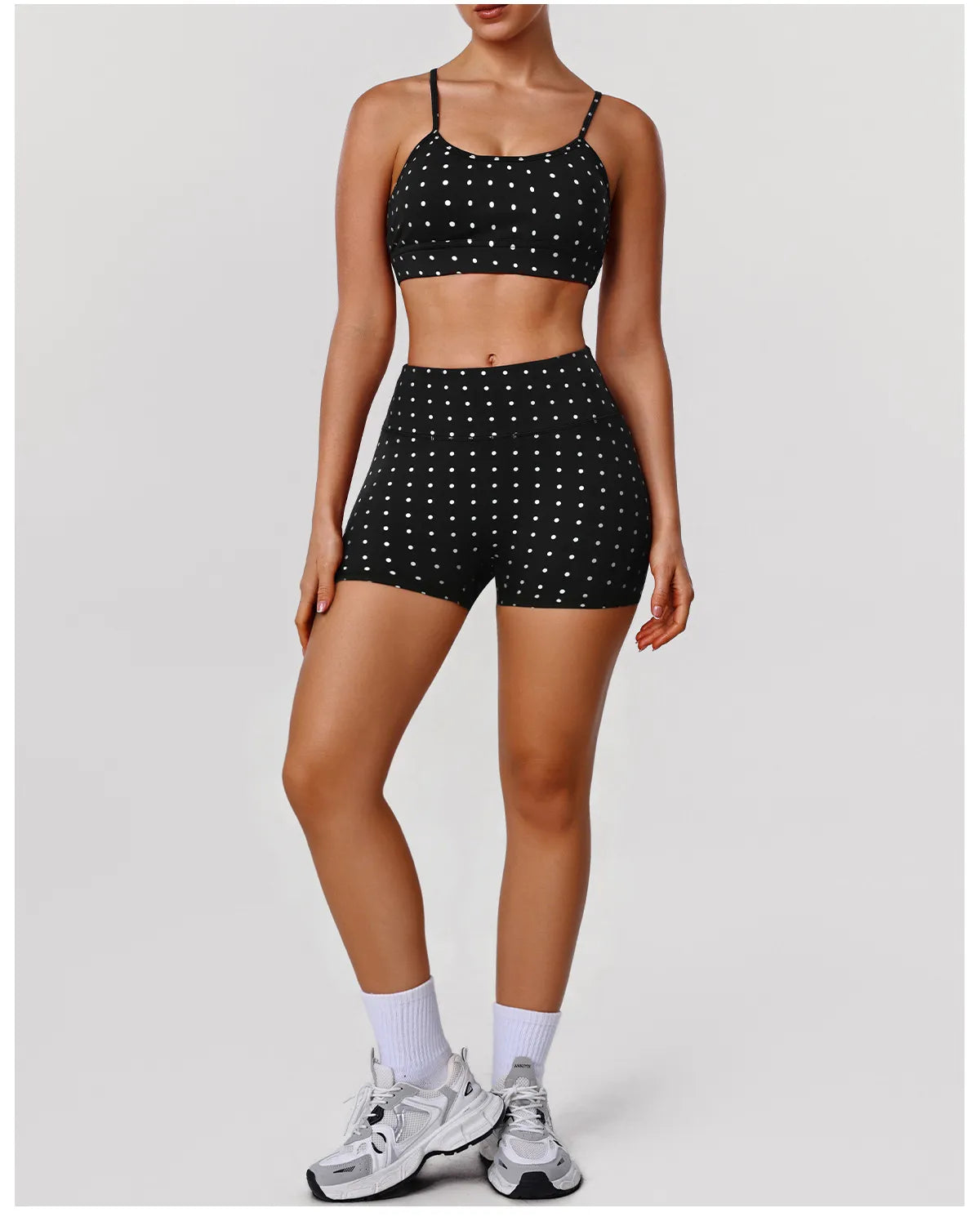 Women's Polka Dot Yoga Set